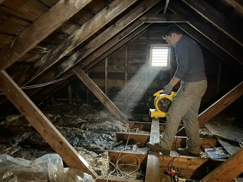 attic-water-damage-drying-proc-007 — frequently asked questions, Emergency Water Extraction & 24/7 Flood Response in Plantat…